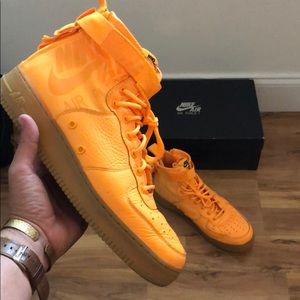 Nike OBJ Air Force 1 NYC Cab Yellow Exclusives